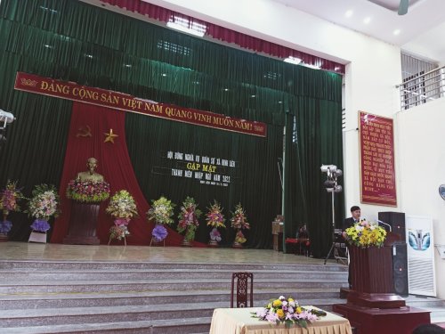 ảnh đc Lê Văn Trung phát biểu tại buổi gặp mặt các thanh niên lên đường nhập ngũ.jpg