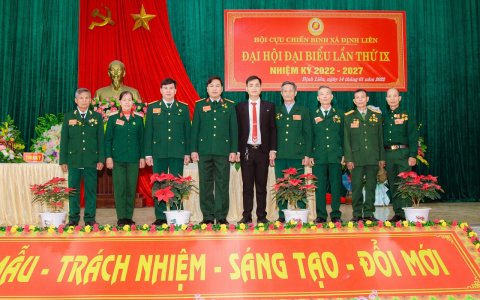 Đại Hội đại biểu hội Cựu chiến binh xã Định Liên lần thứ IX nhiệm kỳ 2022-2027